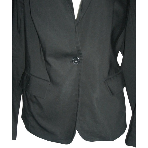 Lane Bryant Blazer Black Plus Size Modernist Business Work Prep Academia Jacket - Picture 6 of 11